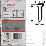Bosch 2608200533 Süllyesztett fejű szeg SK64-20 63mm horganyzott 2000db ( GHN18V-64)