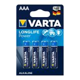 VARTA Longlife Power Alkáli Mikro Elem AAA B4 /4db  VLLPAAA