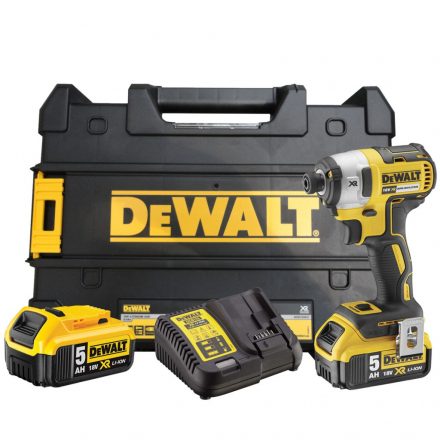 DeWalt DCF887P2-QW Akkus ütvecsavarozó 1/4” 18V 2x5,0Ah T-STAK