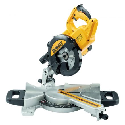 DeWalt  DWS774-QS Gérvágó, dönthető, kihúzható 1400W