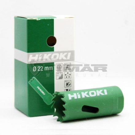 Hikoki  752107 HSS Bi-Metál Lyukfűrész (körkivágó) 22mm