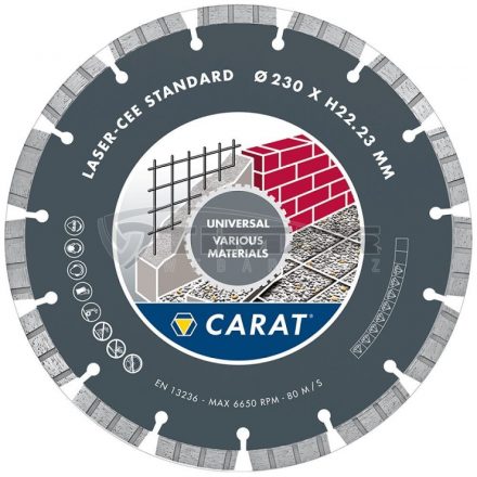 Hikoki  CEE1253010AA Carat gyémánt 125x22,2mm