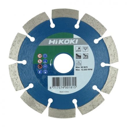 Hikoki  752855 Gyémánt vágótárcsa szegmentált, beton/kemény tégla/gránit 230x22,23mm