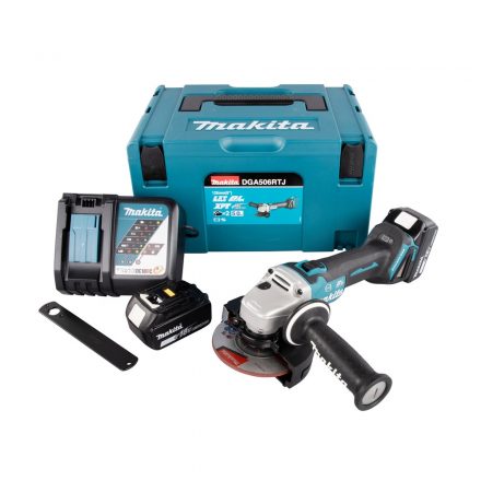 Makita  DGA506RTJ Akkus sarokcsiszoló 125mm 18V LXT