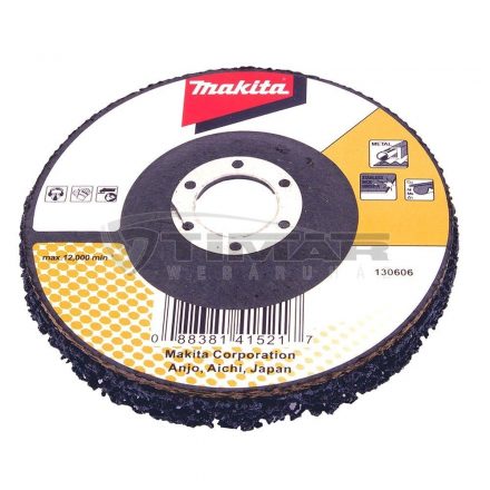 Makita  B-28977 Tisztítótárcsa (négertárcsa) fekete, üveg, 115x22,23mm