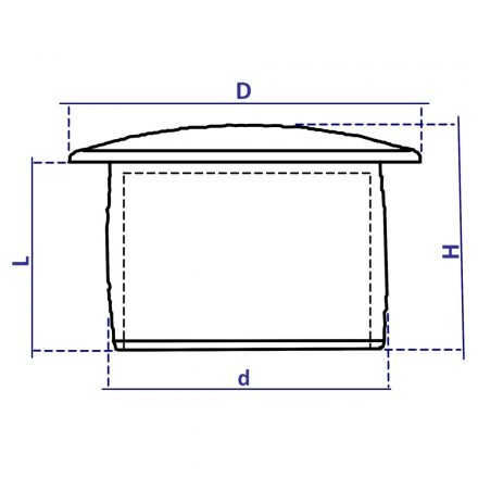 Furattakaró 10/13mm fekete