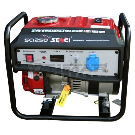 SENCI SC1250 LITE Áramfejlesztő; Névl. telj.:0,8kW; 3Le; 28kg; benzines 6426390839053