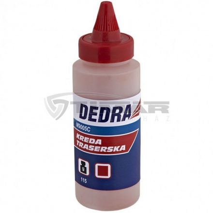 Dedra  M9005C Porfesték kréta 115g, piros