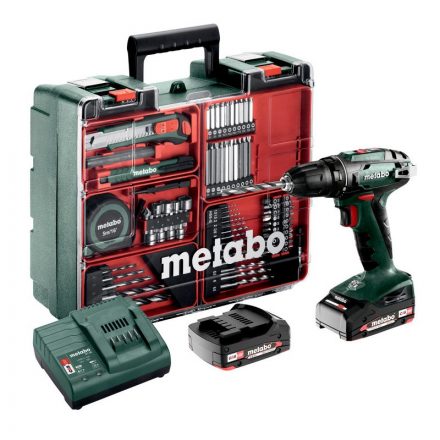 Metabo  BS18 Akkus fúrócsavarozó +MOBILMŰHELY 18V Li-Power 2x2,0Ah, koffer 602207880