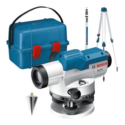 Bosch  GOL26D Optikai szintező szett BT160 állvánnyal GR500mérőléccel 0601068002