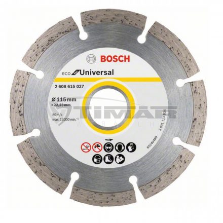 Bosch 2608615027 Szegmentált gyémánttárcsa ECO 115x22,23mm