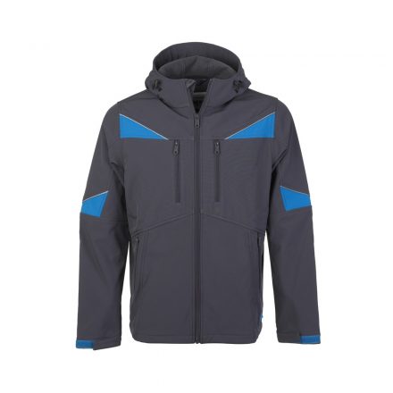 Munkavédelmi  Kabát TOP_NOVA-SS-G XL-es szürke, vízálló softshell anyag