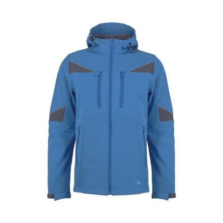 Munkavédelmi  Kabát TOP_NOVA-SS-B 3XL-es kék, vízálló softshell anyag