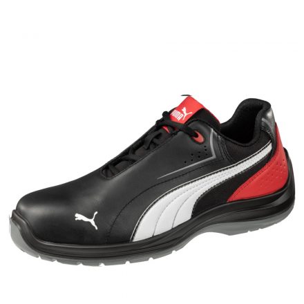 Munkavédelmi  Cipő PUMA Touring Black Low fekete bőr ESD S3 SRC PUM-643410 47-es