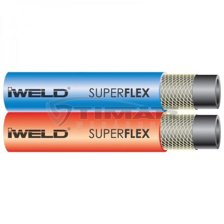 Iweld  SUPERFLEX iker tömlő 4x4x3,5mm (50fm/tekercs) 30SPRFLEXTW44