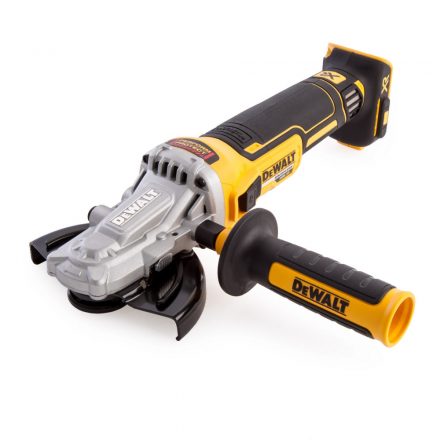 DEWALT DCG405FN-XJ Akkus lapos sarokcsiszoló 125mm 18V Li-Ion akku és töltő nélkül, karton