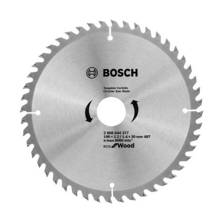 Bosch 2608644377 Körfűrésztárcsa EC WO H 190x30-48