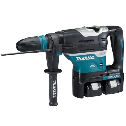 Makita  DHR400PT2U Akkus fúró-vésőkalapács AWS SDS-Max 2x18V LXT 5,0Ah koffer