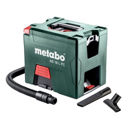 Metabo  AS18LPC Akkus porszívó 18V akku és töltő nélkül, L-osztály 7,5L 602021850