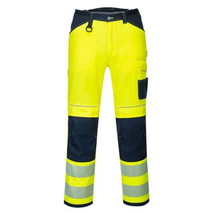 Munkavédelmi  Deréknadrág PORTWEST HiVis Tex Pro 42-es neonsárga-sötétkék PW-PW340YNR42