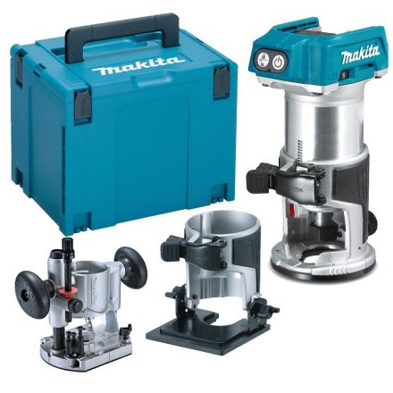 Makita DRT50ZJX2 Akkus kombinált marógép 18V akku és töltő nélkül