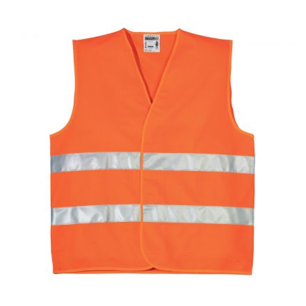 Munkavédelmi  Láthatósági mellény OXFORD FLUO XL-es narancs, keresztcsíkos 70232OXF