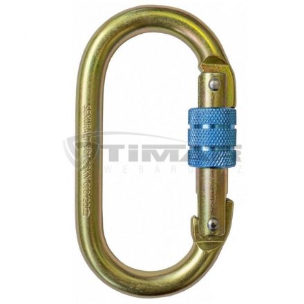 Munkavédelmi  Karabiner Irudek 981 acél, 17mm-es nyílás, csavaros 102300900002