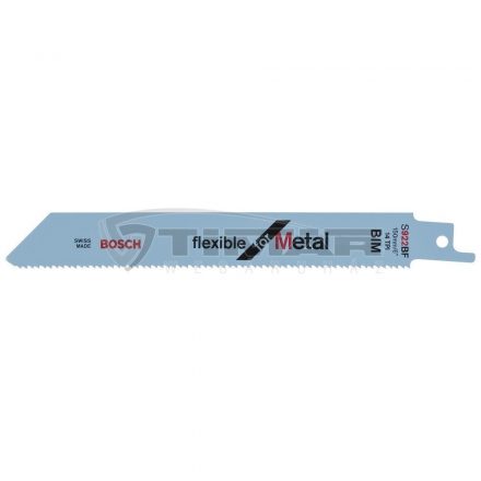 Bosch 2608656014 Szablyafűrészlap S922 BF Flexible for Metal 5db/csomag