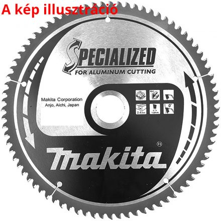 Makita  B-09575 Specialized Körfűrésztárcsa keményfémlapkás 180x30mm 60fogas ALU