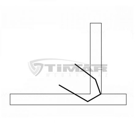 Iweld  Tűző gép kapocs, belső sarok 0,8mm 100db / csomag 800STPFIA08