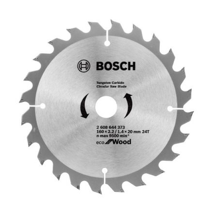 Bosch 2608644373 Körfűrésztárcsa EC WO H 160x20-24