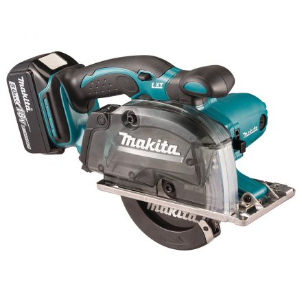 Makita  DCS552RTJ Fémvágó körfűrész 18V LXT 5,0Ah MAKPAC koffer