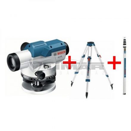 Bosch  GOL32D Professional Optikai Szintező+BT160 állvány +GR500 mérőléc  06159940AX/0601068502