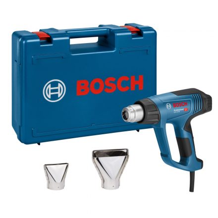 Bosch  GHG23-66 Hőlégfúvó pisztoly LCD kijelzővel 2300W koffer 06012A6300