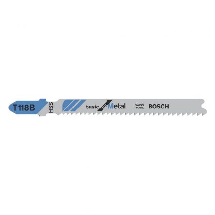 Bosch 2608631014 Szúrófűrészlap T118 B 5db  Basic for Metal