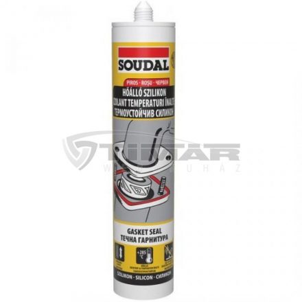 Soudal  117975 Hőálló szilikon, piros 280ml