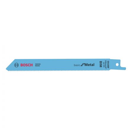 Bosch 2608651821 Szablyafűrészlap S918 BF 2db Basic for Metal