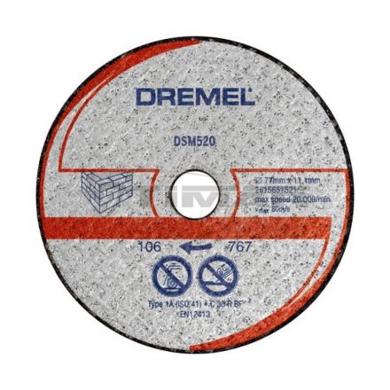 Dremel DSM520 Falazatvágó tárcsa 2615S520JA