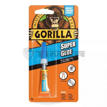 Gorilla  Super Glue pillanatragasztó KÉK 3g 4044300