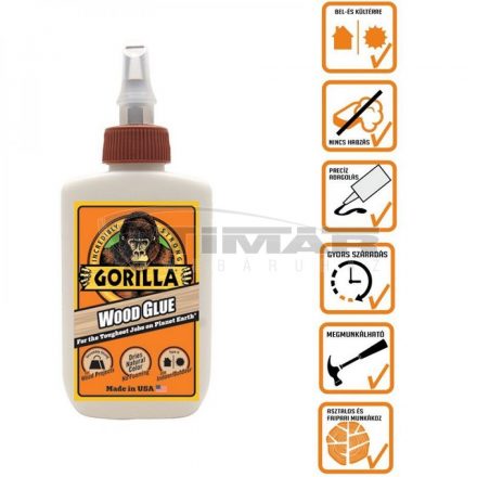 Gorilla  Wood Glue faragasztó 118ml 5044400 (288918)