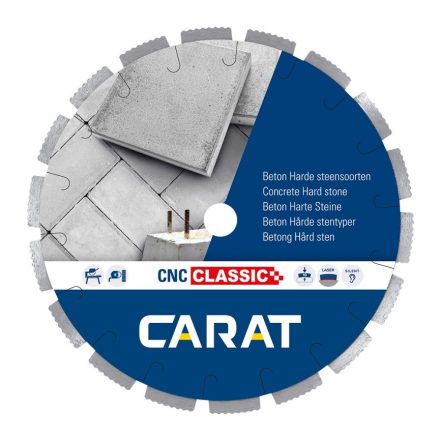 Hikoki Carat CNCC300400 CNC CLASSIC Gyémánt vágótárcsa szegmentált, beton/kő 300x25,4mm