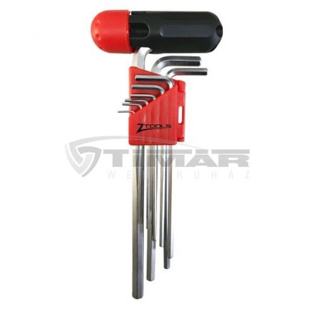 Z-TOOLS Imbuszkulcs készlet, extra hosszú, 9 részes 1,5-10mm  040208-0031