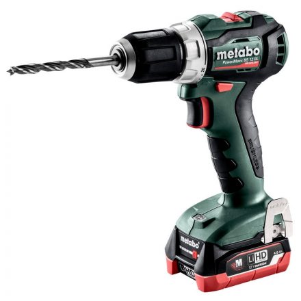 Metabo  PowerMaxx BS12 BL Akkus fúrócsavarozó 12V Li-HD 2x4,0Ah, metaBOX 118 601038800