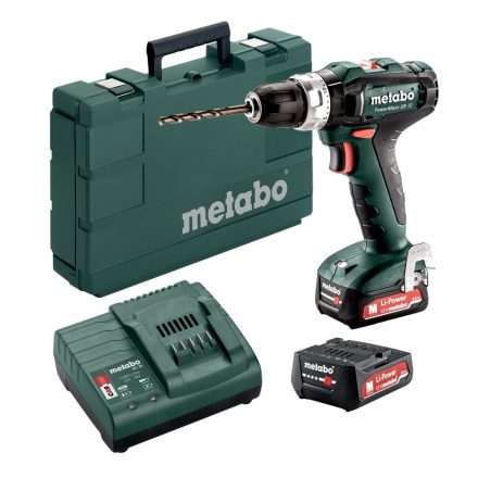 Metabo  PowerMaxx SB12 Akkus ütvefúró-csavarbehajtó 12V Li-Power 2x2,0Ah metaBOX 118 601076500