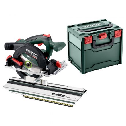 Metabo  KS18LTX57BL Akkus körfűrész +KFS44 vezetősínnel 18V akku és töltő nélkül, metaBOX 340 691223000