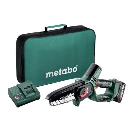 Metabo  MS18LTX15 Akkus láncfűrész 15cm 18V Li-Power 2,0Ah, szerszámtáska 600856500