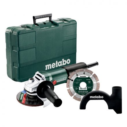 Metabo  WEV850-125 Set Sarokcsiszoló 125mm 850W, koffer 603611510