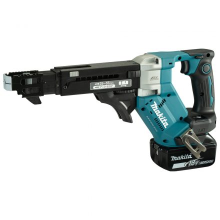 Makita DFR551RTJ Akkus gipszkartoncsavarozó +csavar tárral 18V LXT 5,0Ah MakPac koffer