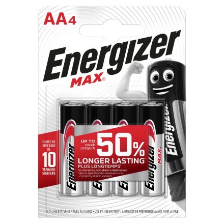 ENERGIZER Max Alkáli Ceruza Elem AA B4 /4db  EMAA 7638900437645