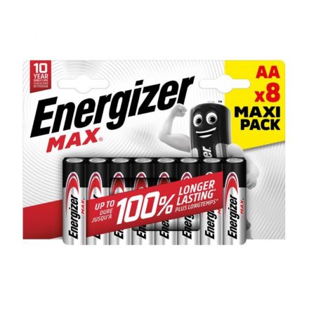 ENERGIZER Max Alkáli Ceruza Elem AA B8 /8db  EMAAB8 7638900437720